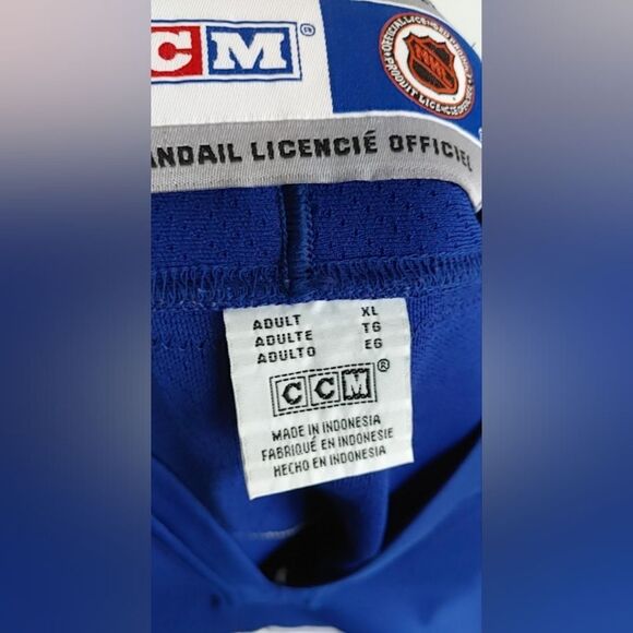 Vtg 2000s NHL Toronto Maple Leafs Alexander Steen #10 CCM Jersey XL - Picture 5 of 9